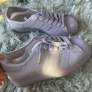 Adidas Superstar Jelly Purple Tint - Men Size 6